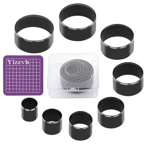8 Pcs Leather Circular Punch Set, Round Punches, 0.78in-2.17in