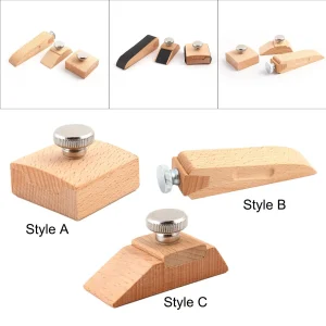 Wooden Sanding Block Wedge Edge Burnisher Accessory Bevel DIY Edge Treatment for